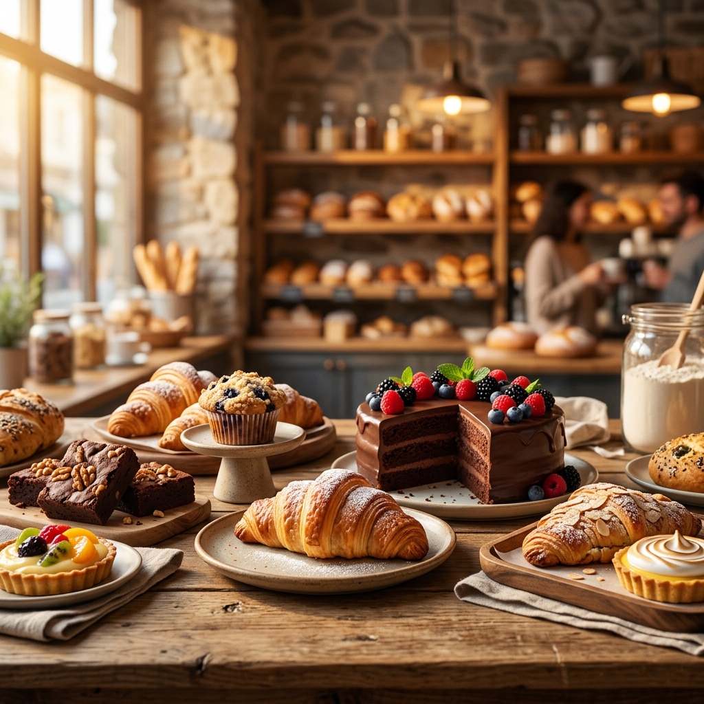 Freshly baked artisan goods